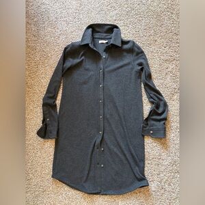 Faherty Charcoal Long Sleeve Legend Dress. New, never worn!